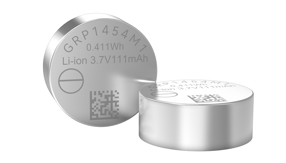 GRP1454M1 Rechargeable Lithium-Ion Button Cell Battery-LIR1454