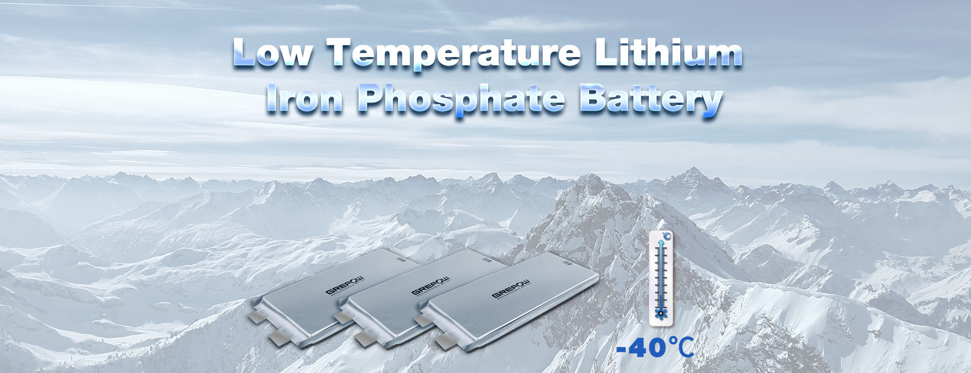 -40℃ low temperature LiFePO4 battery | Grepow manufactured