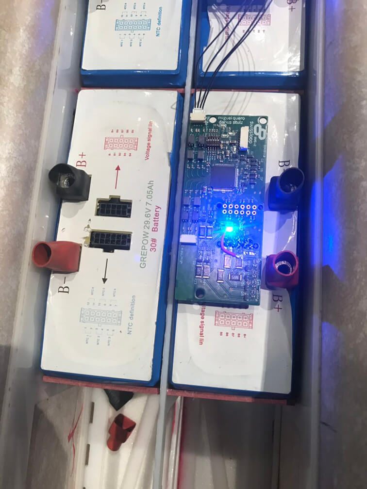 Grepow high C-rate cells used by the Swissloop team