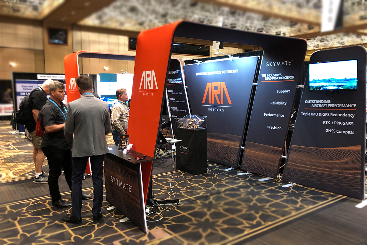 exhibitors at InterDrone's annual commercial drone exhibition