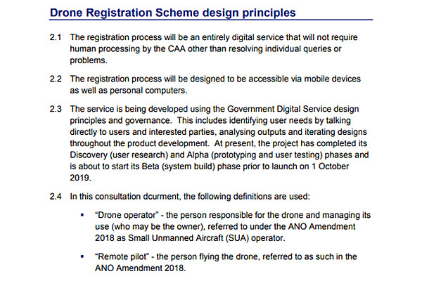 Not registering a drone would be in violation of the law