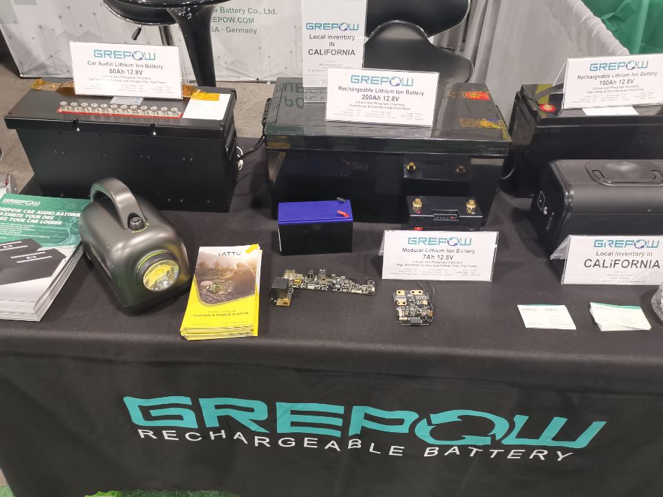 GREPOW Battery Products being exhibited at APPEX