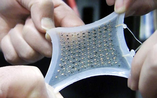 stretchable battery