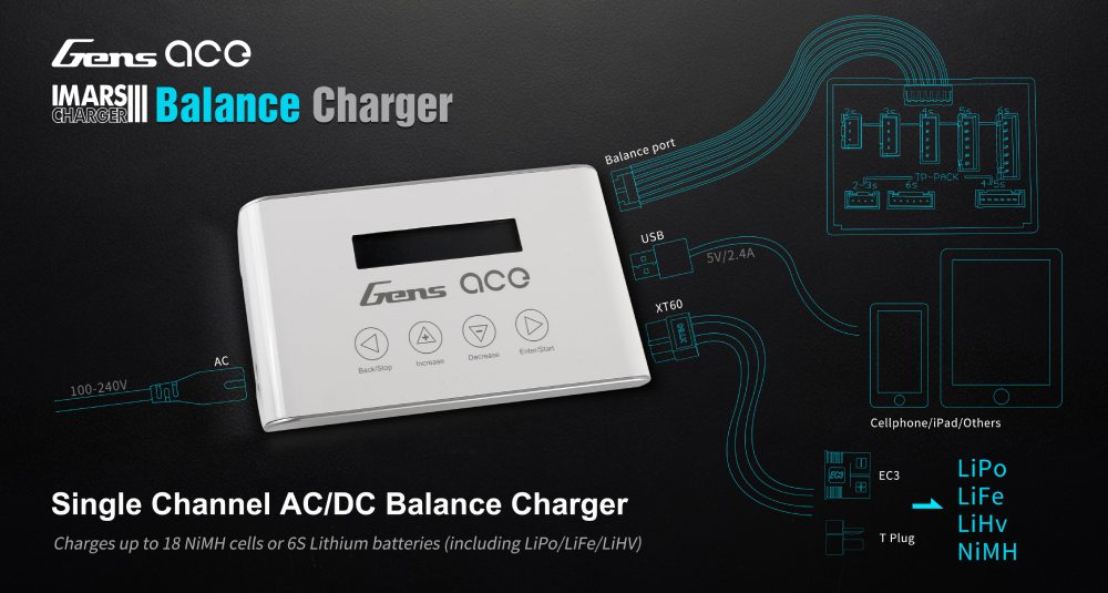 IMARS III battery charger feature 1