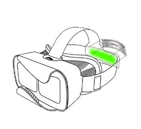 Curved Battery for VR/AR