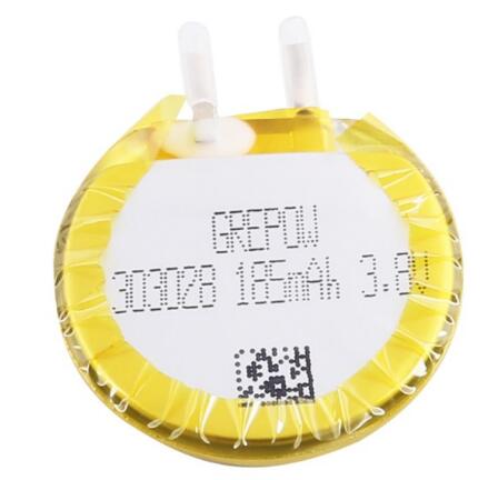 Grepow 185mAh 3.8V Round Shaped Lipo Battery 3030028