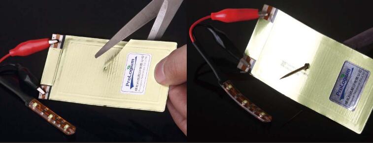 ultra-thin flexible battery