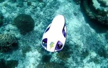 Underwater drone battery
