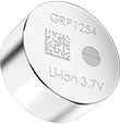 GRP1254 Rechargeable Button-cell battery (Coin cell battery)