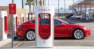 Tesla EV Charging Point