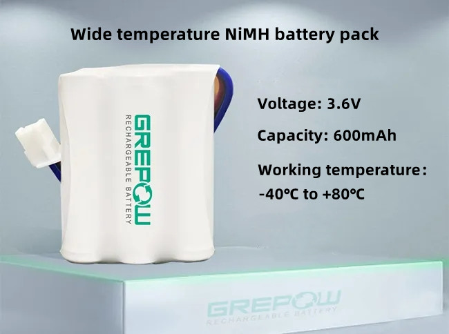 Grepow high-performance wide temperature NiMH batteries