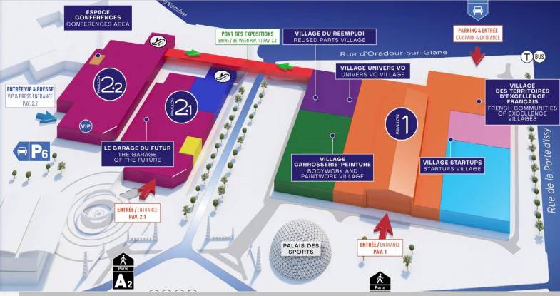 floor plan of the expo