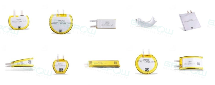 Grepow shaped lipo battery