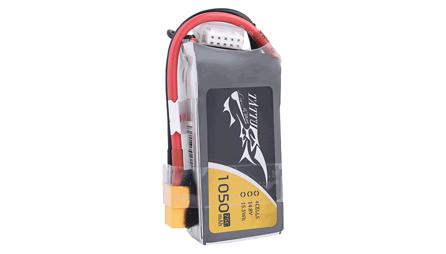 Tattu 1050mAh 14.8V FPV Lipo Battery Pack