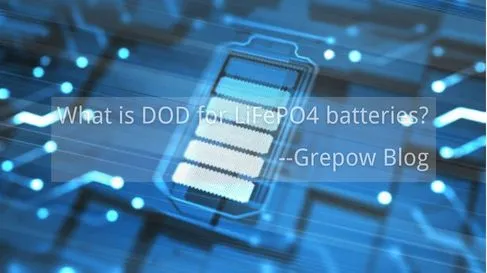 What is DOD for LiFePO4 batteries?