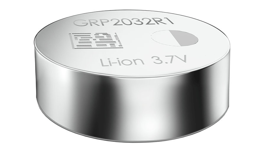 GRP2032R1 105mAh 3.7V Lithium-Ion Button Cell Battery