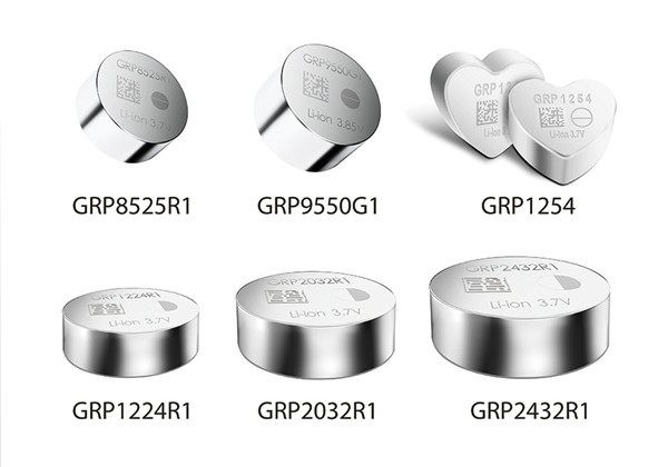 Customized button cell size, shape, voltage, etc. 