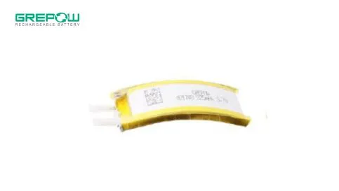 Grepow 3.7V 225mAh Curve LiPo Shaped Battery 4017040