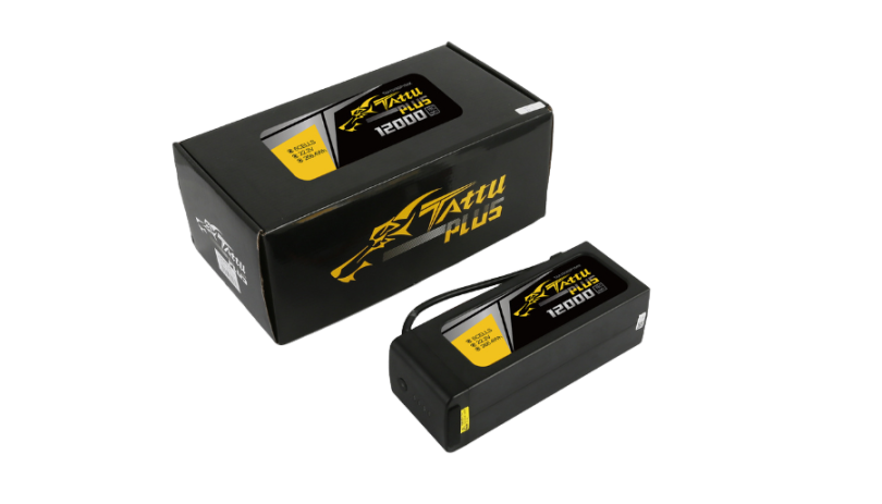 Tattu Plus 6S 12000mAh 22.2V 15C Lipo Smart Drone Battery for UAVs