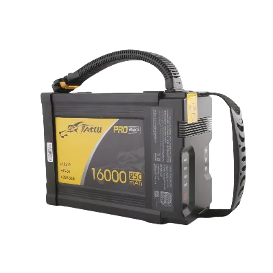 Tattu Pro 12S 16000mAh 45.6V 25C HV Lipo Smart Drone Battery