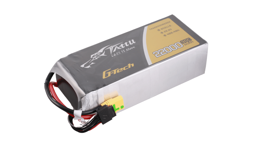 Tattu G-Tech 6S 22000mAh 30C 22.2V Lipo Drone Battery Pack