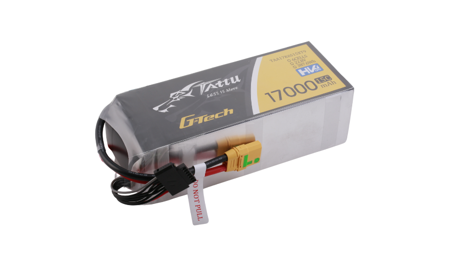 Tattu G-Tech 6S 17000mAh 22.8V 15C HV LiPo Drone Battery