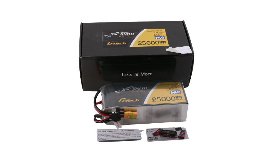 Tattu G-Tech 6S 25000mAh 22.8V 10C HV Lipo Drone Battery For UAV