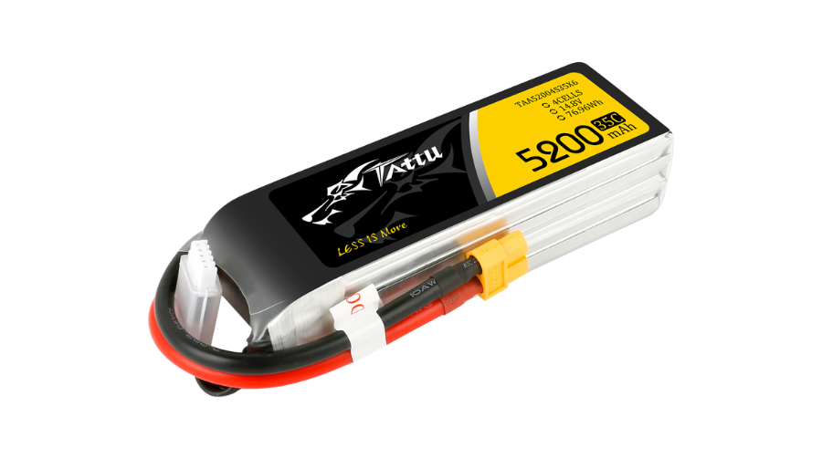 Tattu G-Tech 4S 5200mAh 14.8V 35C Lipo Drone Battery 