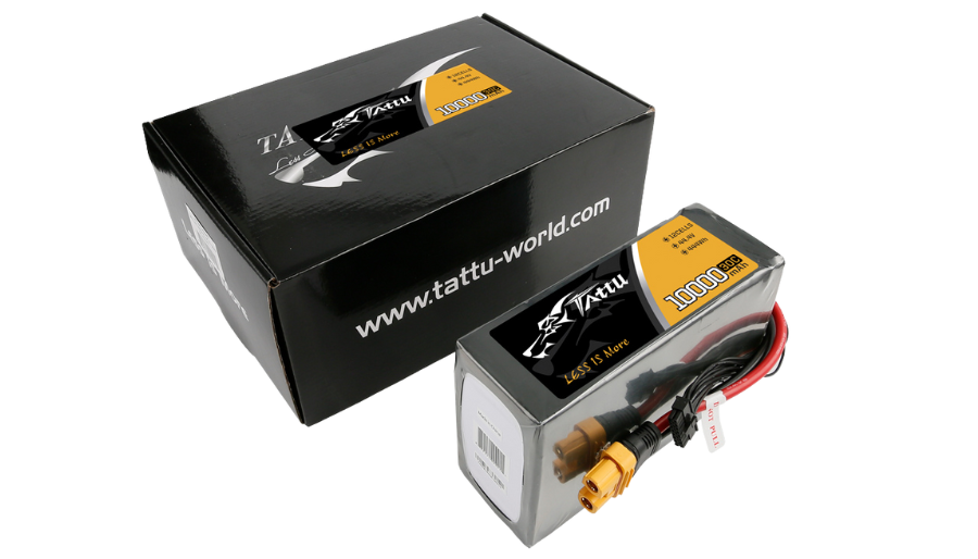 Tattu 12S 10000mAh 44.4V 30C Lipo Drone Battery for UAVs