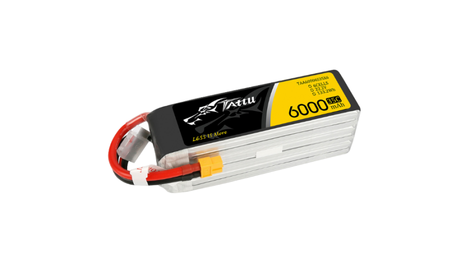 Tattu 6S 6000mAh 22.2V 35C Lipo Drone Battery for UAVs