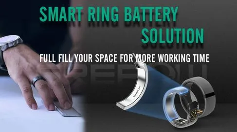 Curved Lipo Battery for Smart Rings