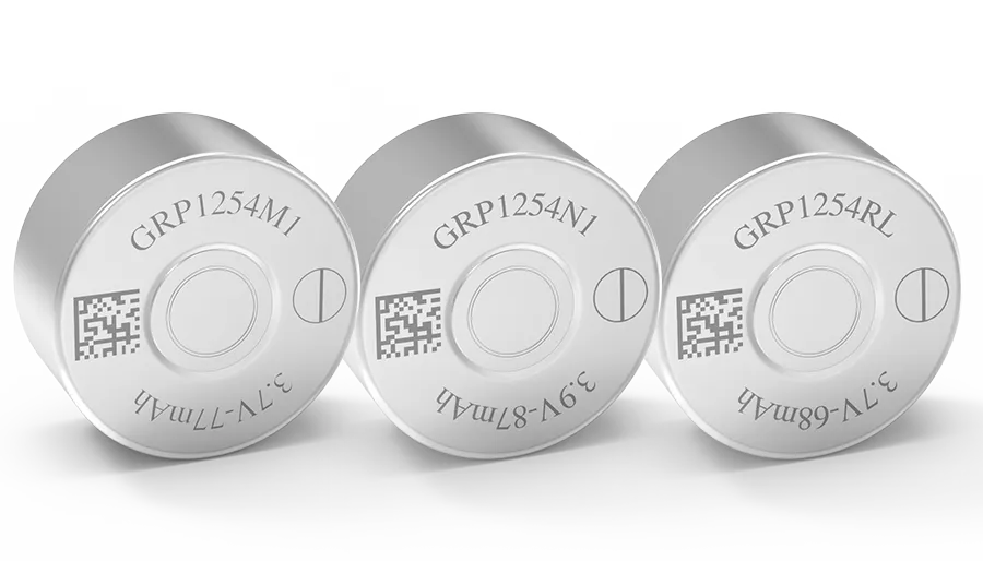GRP1254 series Rechargeable Lithium-Ion Button Cell Battery-1