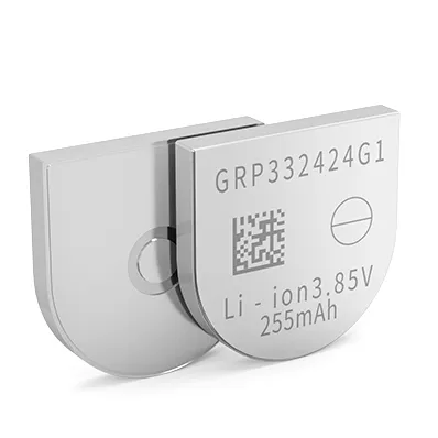 GRP332424G1 Metal Casing C Shaped Rechargeable Li-ion Battery