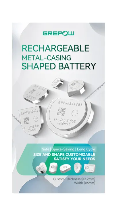 Metal Casing Shaped Battery