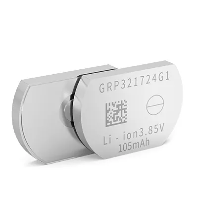 GRP321724G1 Metal Casing D Shaped Rechargeable Li-ion Battery