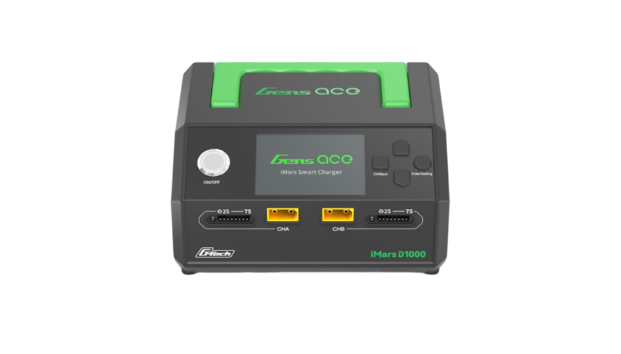 D1000 Dual-Channel Smart Charger For 1-7S Batteries-1