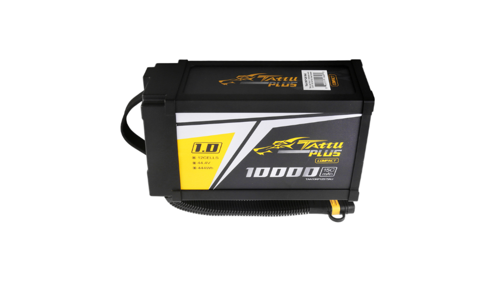 Tattu Plus 1.0 Compact 12S 10000mAh 44.4V 15C Lipo Smart Drone Battery