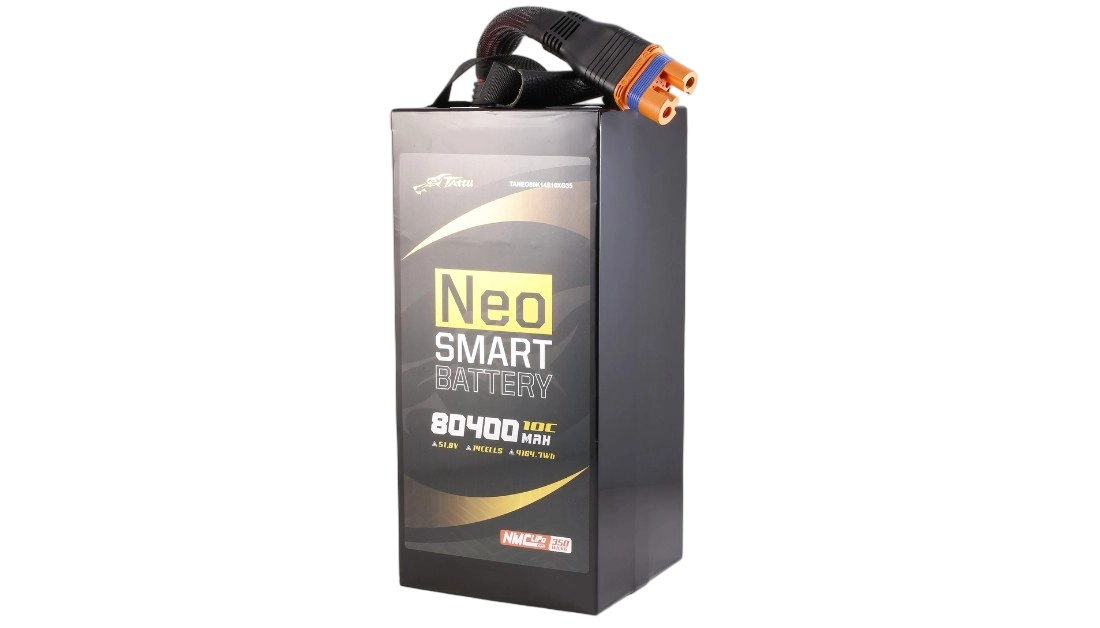 Tattu Neo Compact Smart Batteries For Industrial Drones Extended Flight - 14S 80.4Ah 350Wh/kg