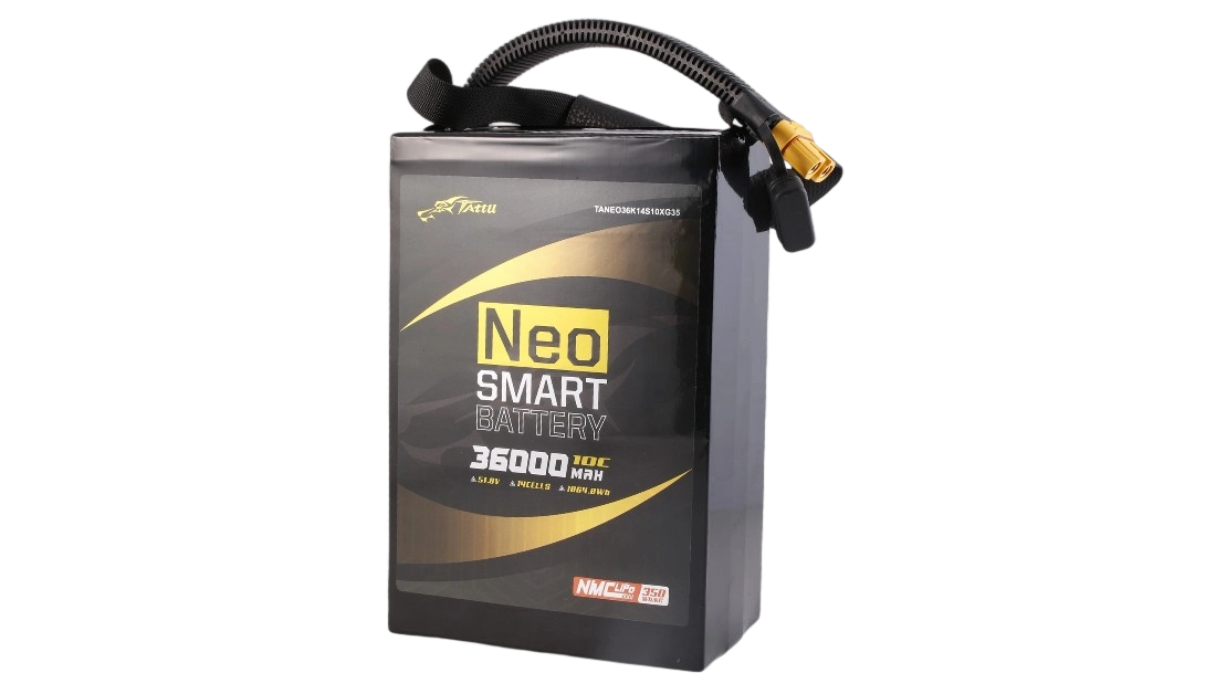 Tattu Neo Compact Smart Batteries For Industrial Drones Extended Flight - 14S 36Ah 350Wh/kg