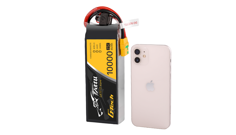 Tattu G-Tech 4S 10000mAh 14.8V 25C Lipo Drone Battery-4