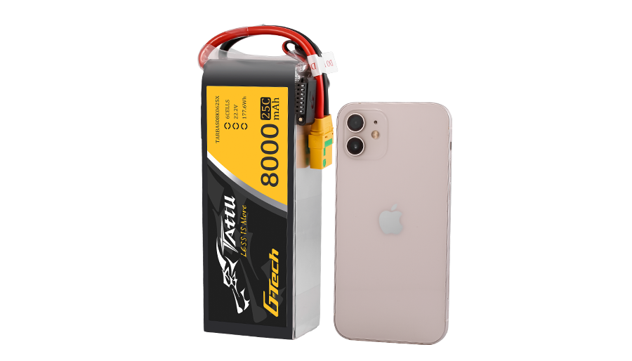 Tattu G-Tech 25C 6S 8000mAh 22.2V Lipo Drone Battery for UAVs-4