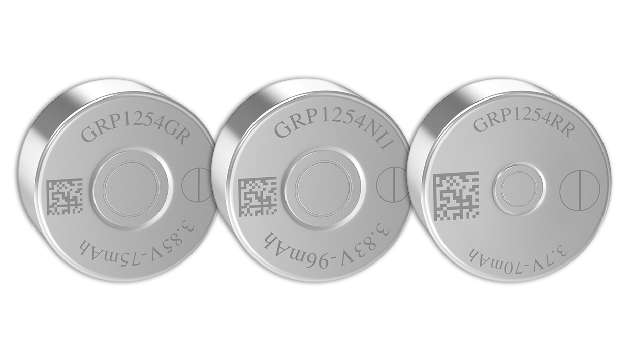 GRP1254 series Rechargeable Lithium-Ion Button Cell Battery-2