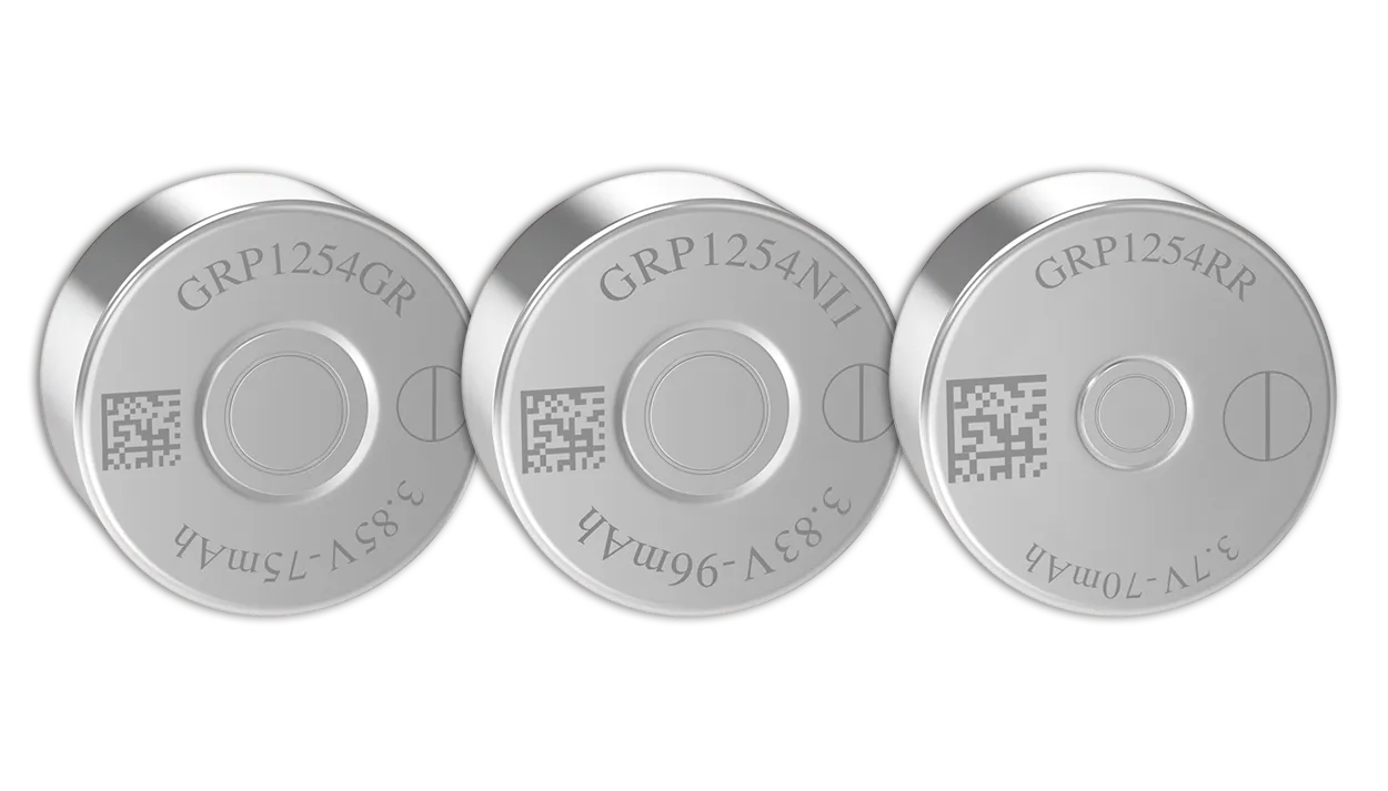 GRP1254 series Rechargeable Lithium-Ion Button Cell Battery-2