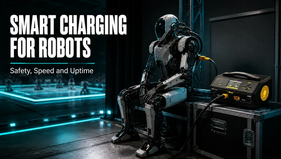 Smart Charging for Robots: Safety, Speed and Uptime