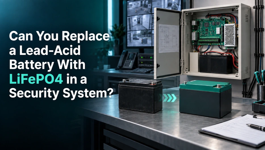 How to Replace a Lead-Acid Battery With LiFePO4 in a Security System?