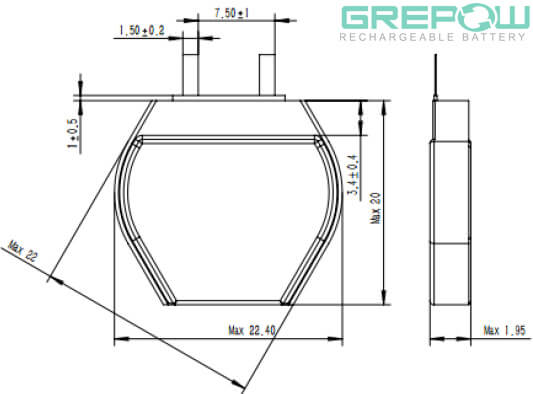 Hexagon Battery GRP2022020