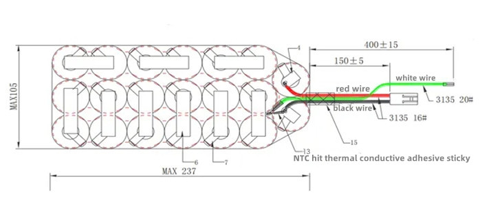 Grepow NiMH battery pack structure for mining Industry