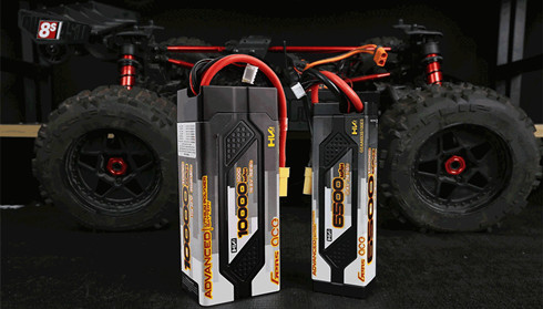 Gens Ace Advanced Series 6500mAh 11.4V 100C Hardcase RC Car LiPo Battery Pack