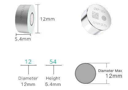 GRP1254 Dimensions (without Tags) 