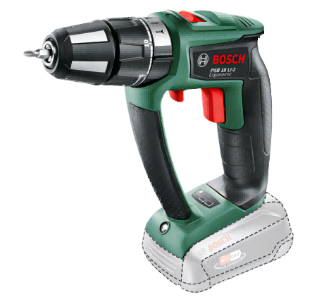 Bosch PSB 18V LI-2 ergonomic combi drill